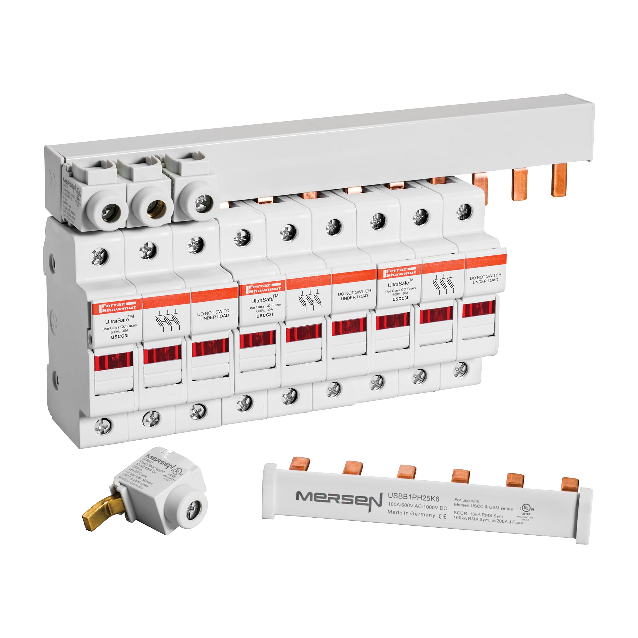 MERSEN ITALIA SPA XESUSBB23PHEC USBB 2/3-PH END CAP