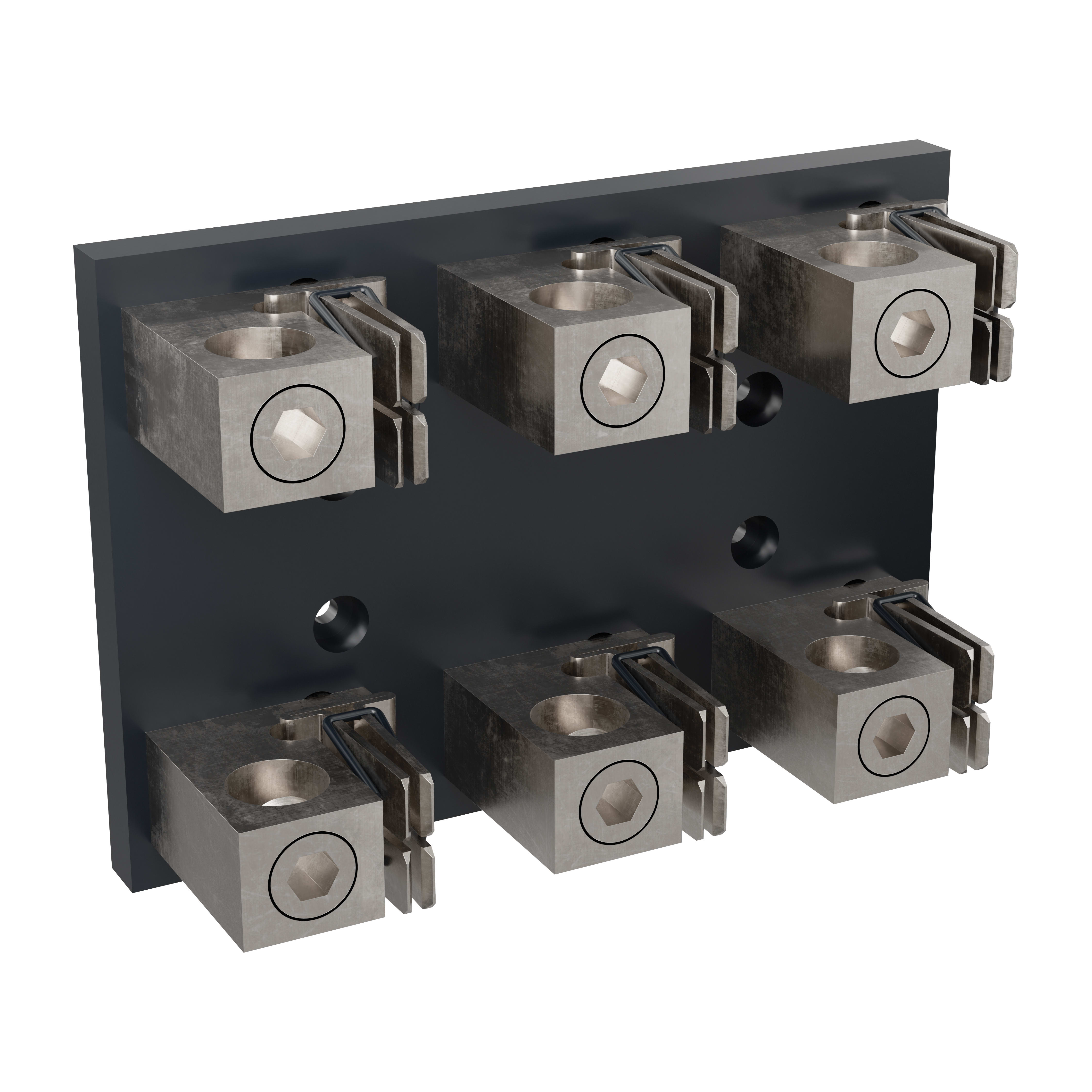 MERSEN ITALIA SPA XES64003J J FUSE BLOCK 600V 400A 3P SBX