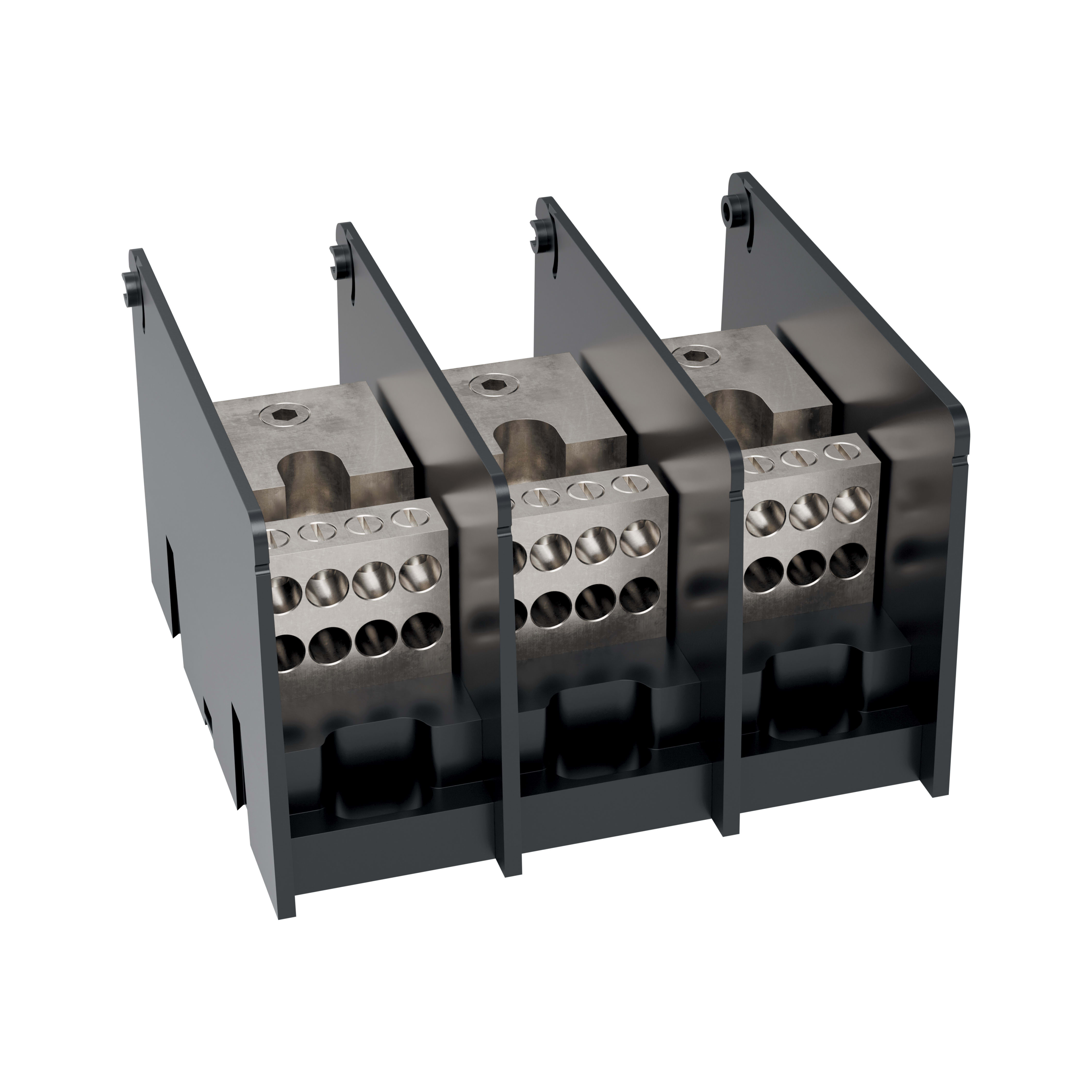 MERSEN ITALIA SPA XESMPDB67583 PWR DIS BLK AL INT 175A 3P 8