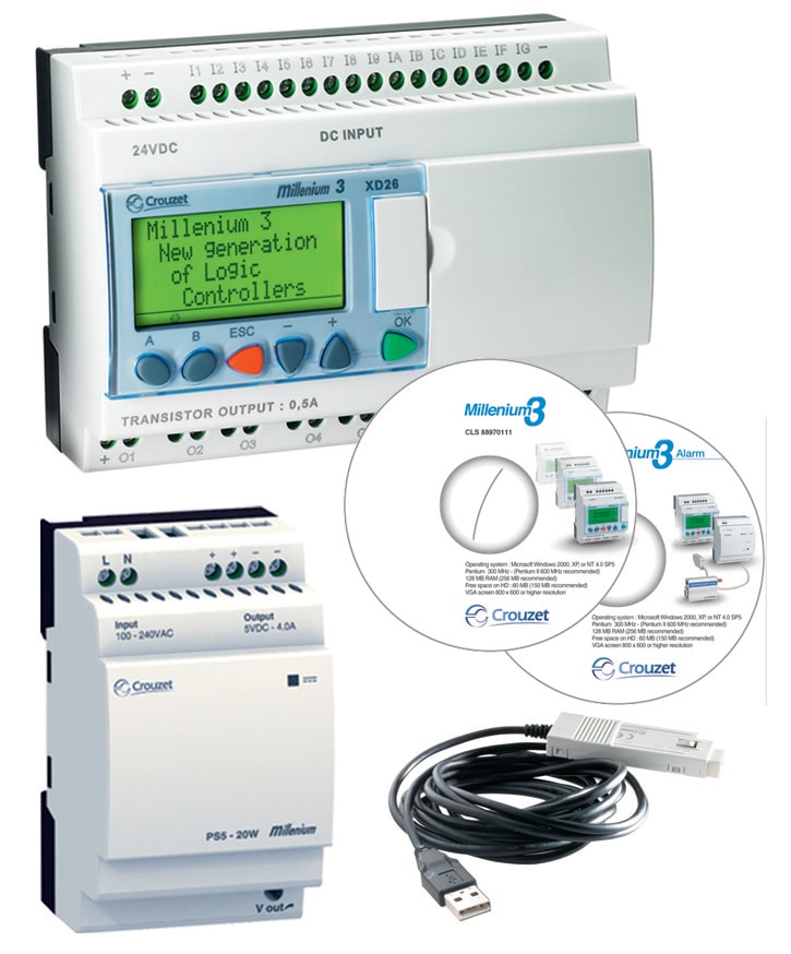 CROUZET - CRO88970094 MILLENIUM 3 SMART KIT XD26 24 VDC + 8895