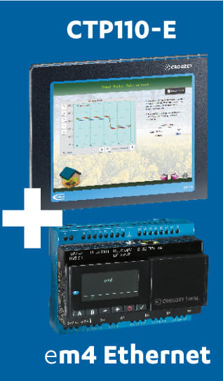 CROUZET - CRO88970577 KIT CROUZET TOUCH HMI, CTP110N-E ETHERNE