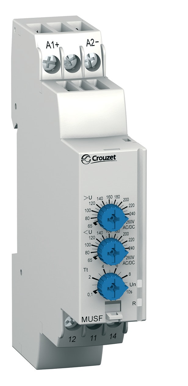 CROUZET CRO84872152 VOLTAGE MONITORING RELAY MUSF260, 110-24