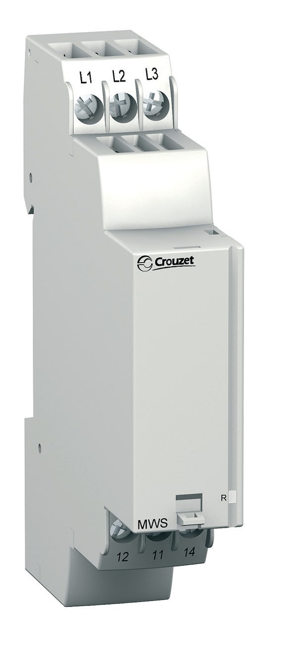 CROUZET CRO84873029 PHASE MONITORING RELAY MWS, 208-480 VAC,