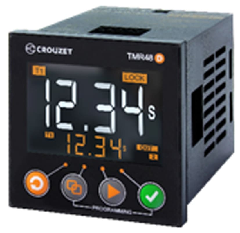 CROUZET CROGDS2R10MV2 SYR-LINE TIMER TMR48D GDS2, 24-240 VAC/D