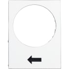 SCHNEIDER ELECTRIC - SNRZB2BY4901 Etichetta - 30 x 40mm - bianca - sollevamento o dx