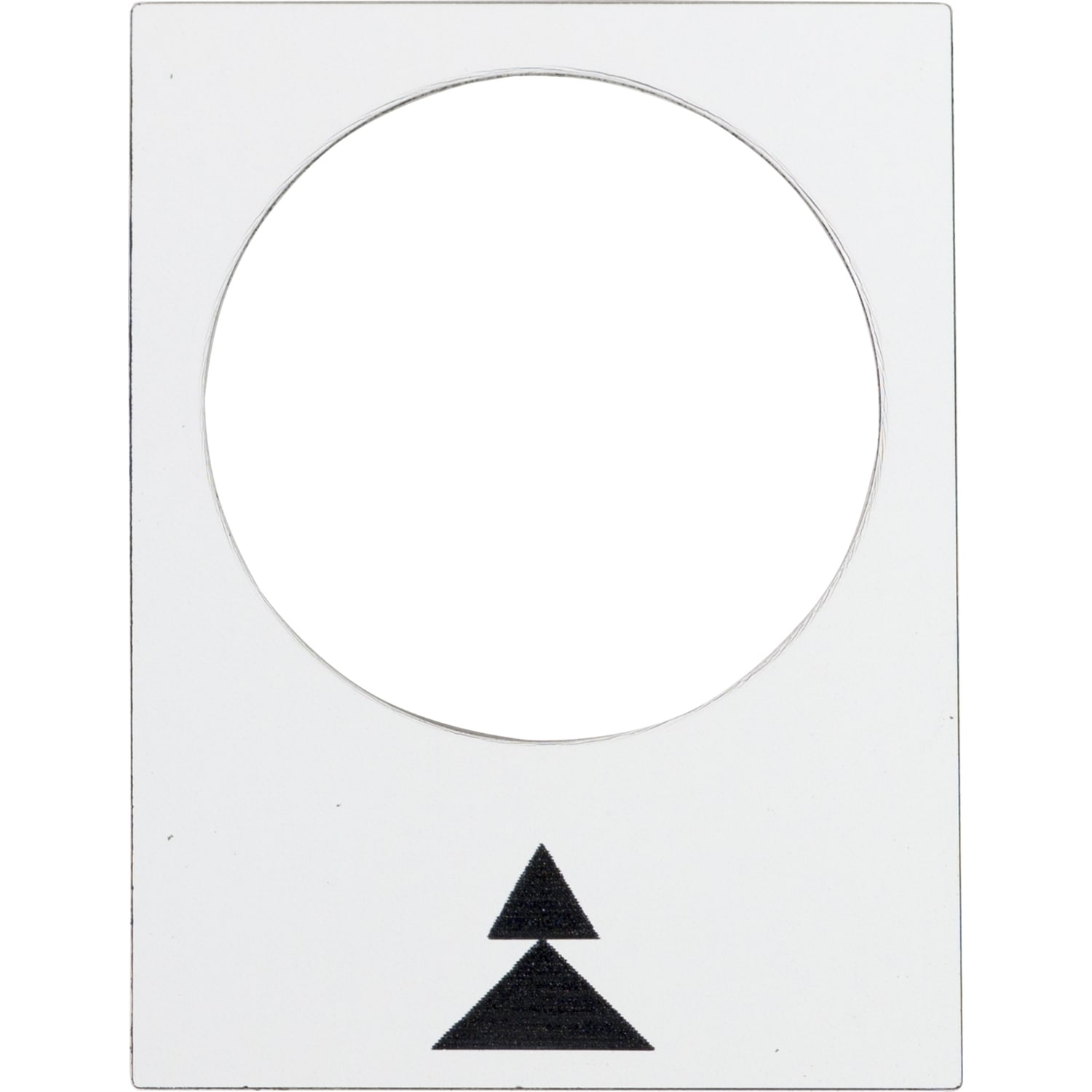SCHNEIDER ELECTRIC - SNRZB2BY4909 Etichetta - 30×40mm - bianco - destra, lento-veloce