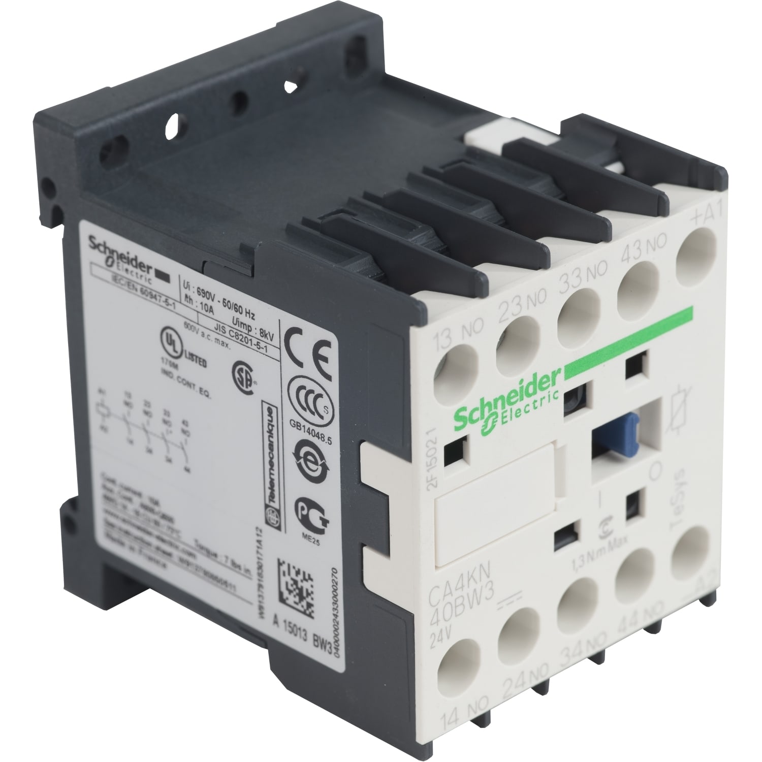 SCHNEIDER ELECTRIC SNRCA4KN40BW3 CONT.AUX. BC VITE 24V DC