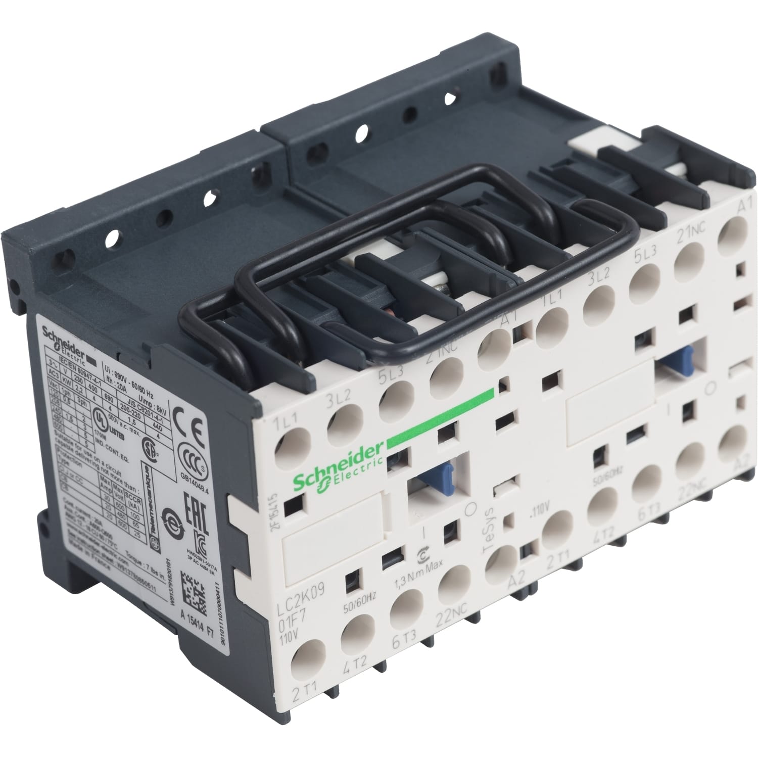 SCHNEIDER ELECTRIC SNRLC2K0901F7 TELEINV 9A 110VAC 50/60 HZ VITI 3P