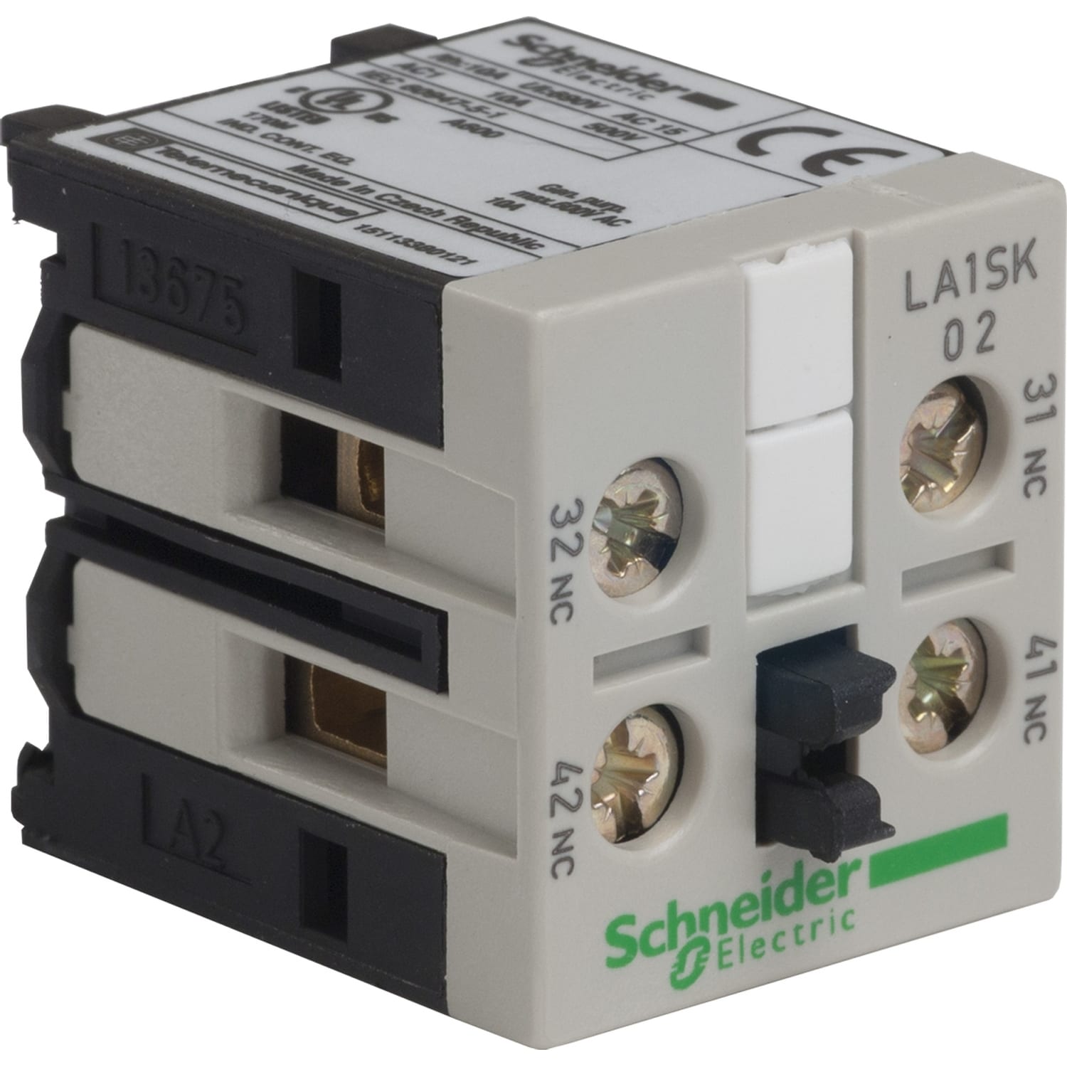 SCHNEIDER ELECTRIC - SNRLA1SK02 TeSys SK, auxiliary contact block, 2 NC