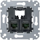 SCHNEIDER ELECTRIC - SNRMTN4576-0002 PRESA RJ45DOPPIA CAT6UTP S-ONE SYSDS