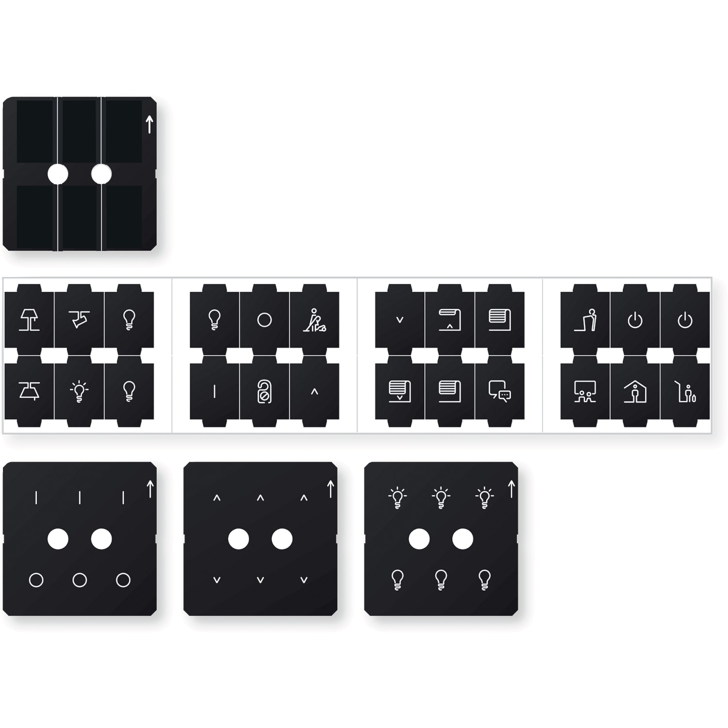 SCHNEIDER ELECTRIC SNRMTN6270-0011 SET ETICHET PER PULSAN KNX PRO SYSDS