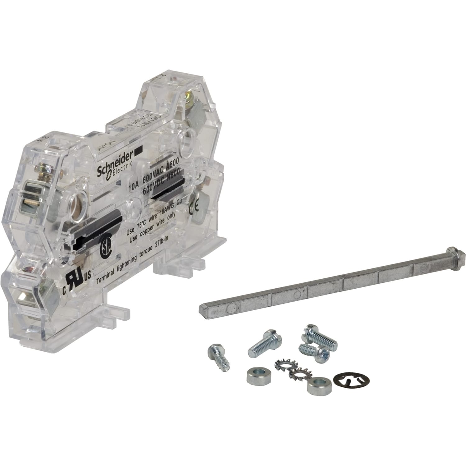 SCHNEIDER ELECTRIC - SNRGS1AN11 Contatto ausiliario - TeSys GS - 1 NC + 1 NO - Lato ant./dx - 50...1250 A