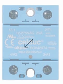 PIXSYS SRL PIX2200.00.051 SSR 25A/12-280VAC/CTRL 3-32VDC/LED
