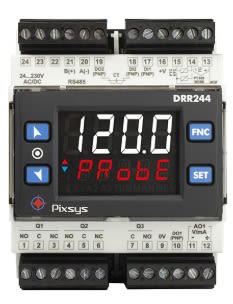 PIXSYS SRL - PIXDRR244-13ABC-T REGOLATORE TRIPLO SETPOINT DIN RAIL