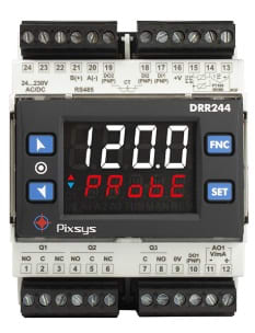 PIXSYS SRL PIXDRR244-13ABC-T REGOLATORE TRIPLO SETPOINT DIN RAIL