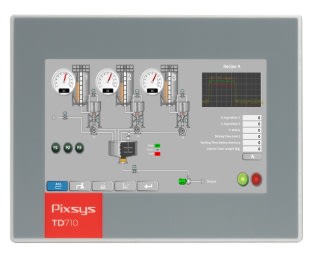 PIXSYS SRL - PIXTD710-A-2ETH HMI+SOFTPLC WIN-CE 7 - MOVICON 11
