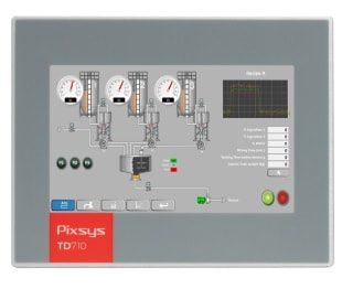 PIXSYS SRL PIXTD710-A-2ETH HMI+SOFTPLC WIN-CE 7 - MOVICON 11