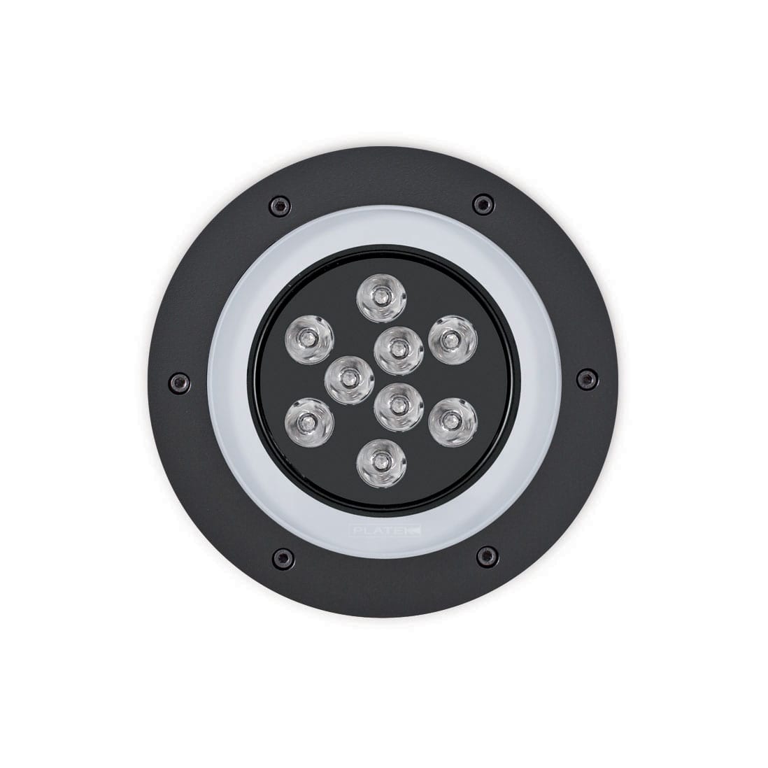 PLATEK LIGHT SRL PLK8405368.01 MEDIO ALLUMINIO (21W-4K) WIDE -NERO
