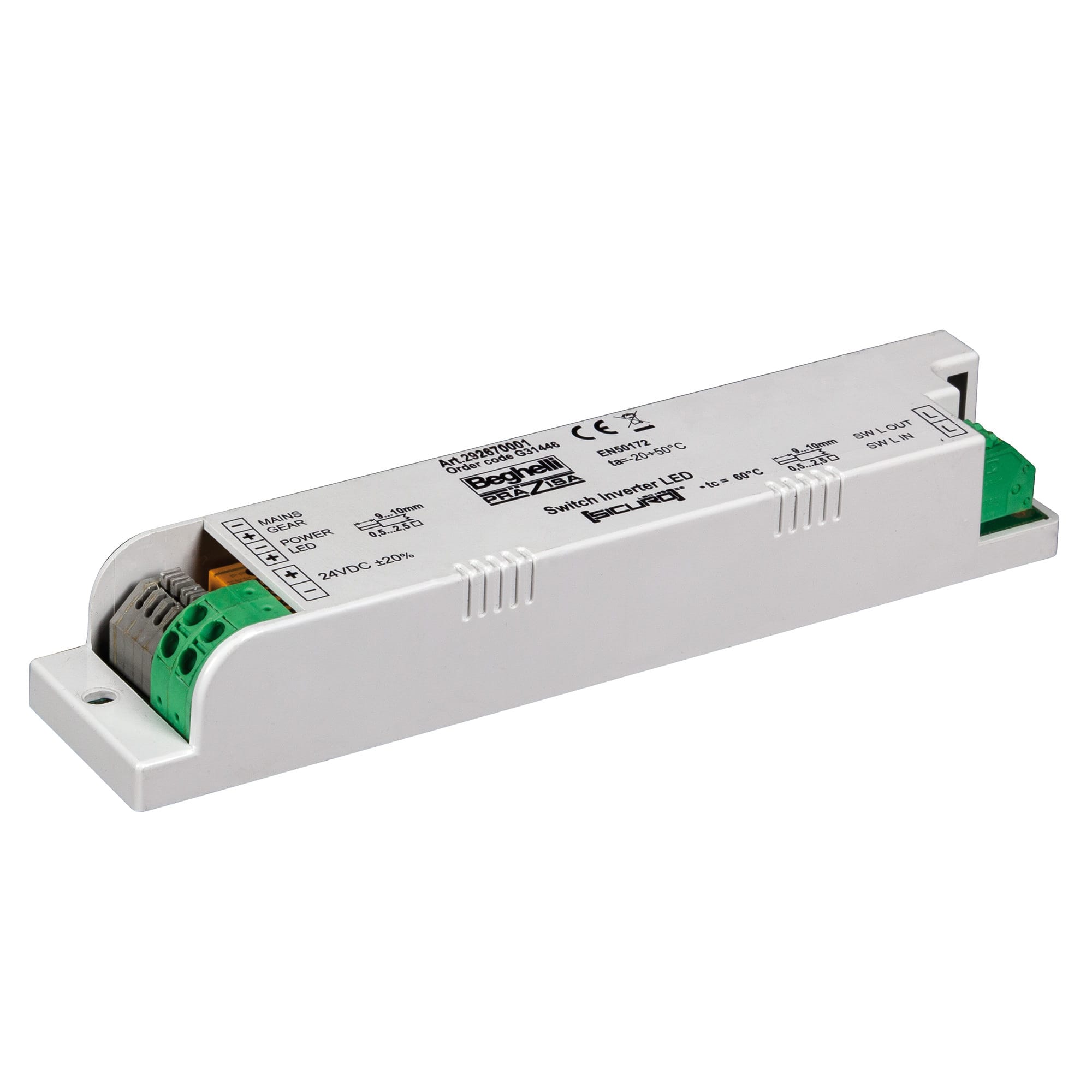 BEGHELLI - BEG17210 INV LED IP65 SLGS SICURO 24V