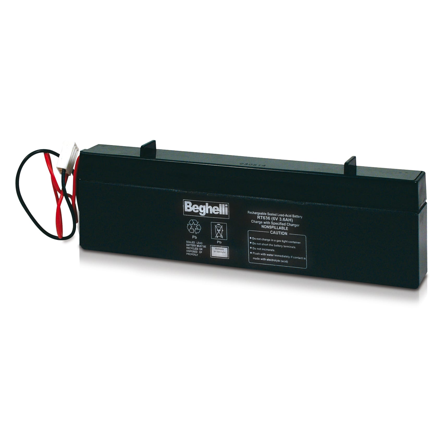 BEGHELLI BEG8800 PB 6V 4AH SLIM + CABLING