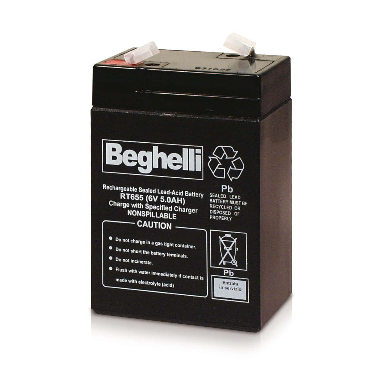 BEGHELLI BEG8803 PB 6V 5AH FASTON 6.35