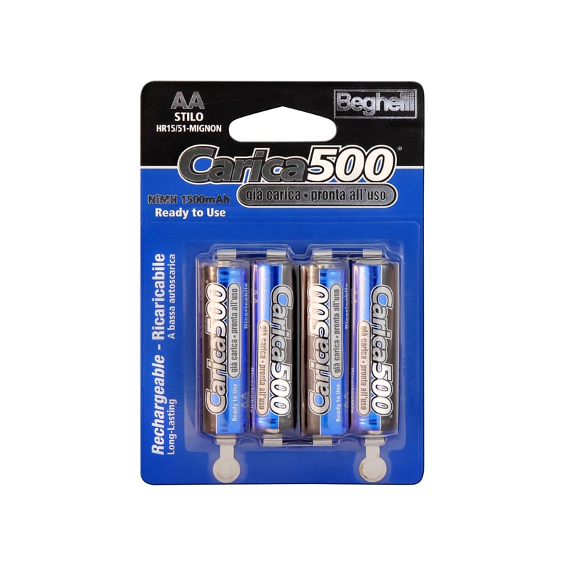 BEGHELLI BEG8851 B 4 RIC NIMH 1.2V 1500MAH AA