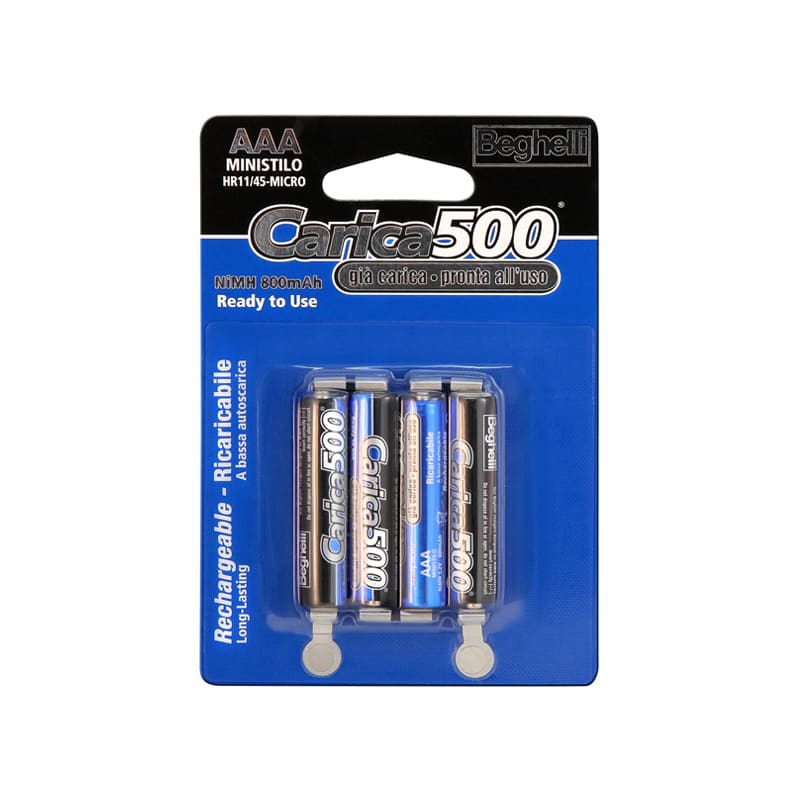 BEGHELLI BEG8852 B 4 RIC NIMH 1.2V 800MAH AAA
