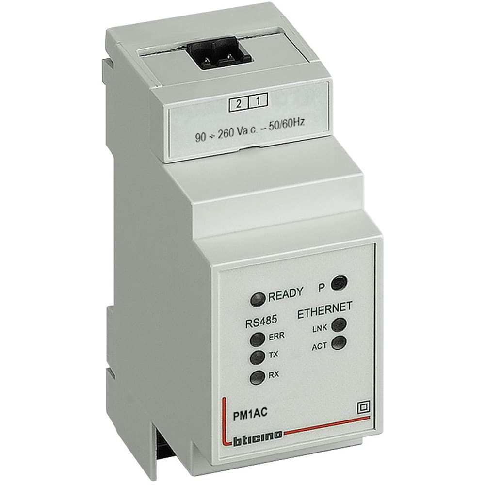 BTICINO BTIPM1AC CONVERTITORE MODBUS RS485-TCP IP VAC