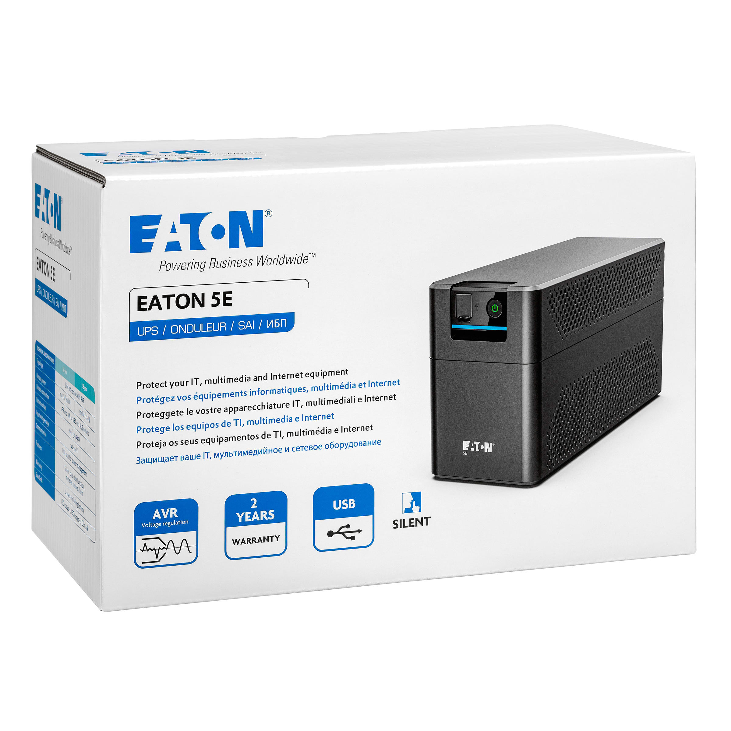 EATON EAO5E900UD EATON 5E 900 USB DIN G2