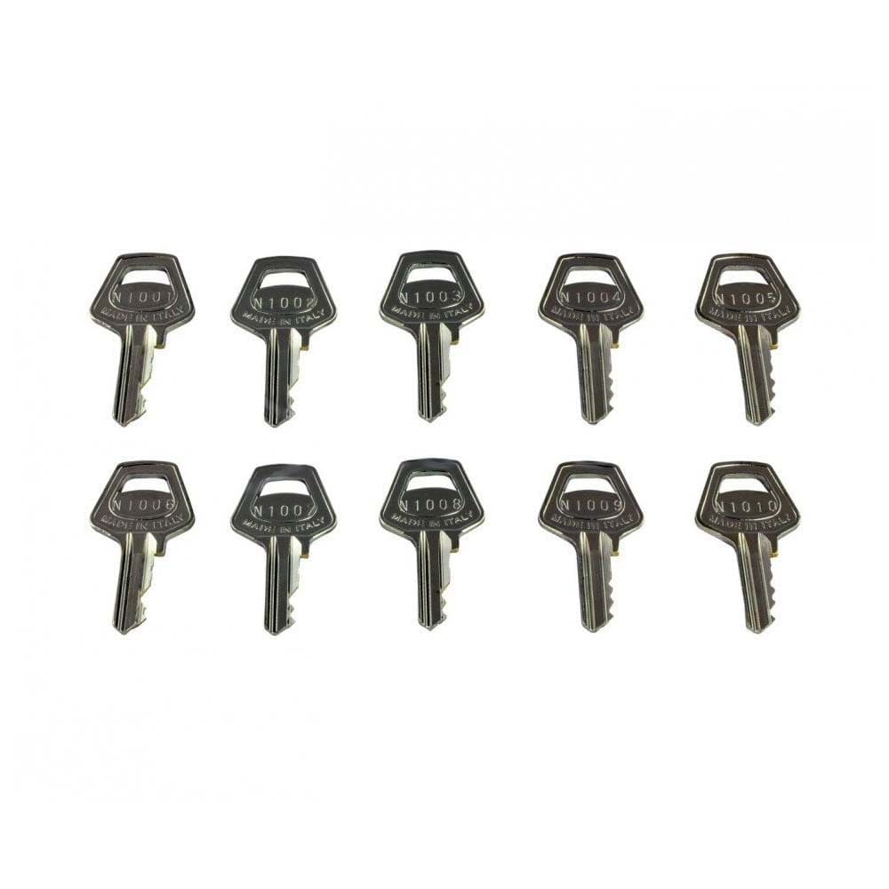 NICE SPA NICPR10CHS SET 10 CHIAVI NUMERATE
