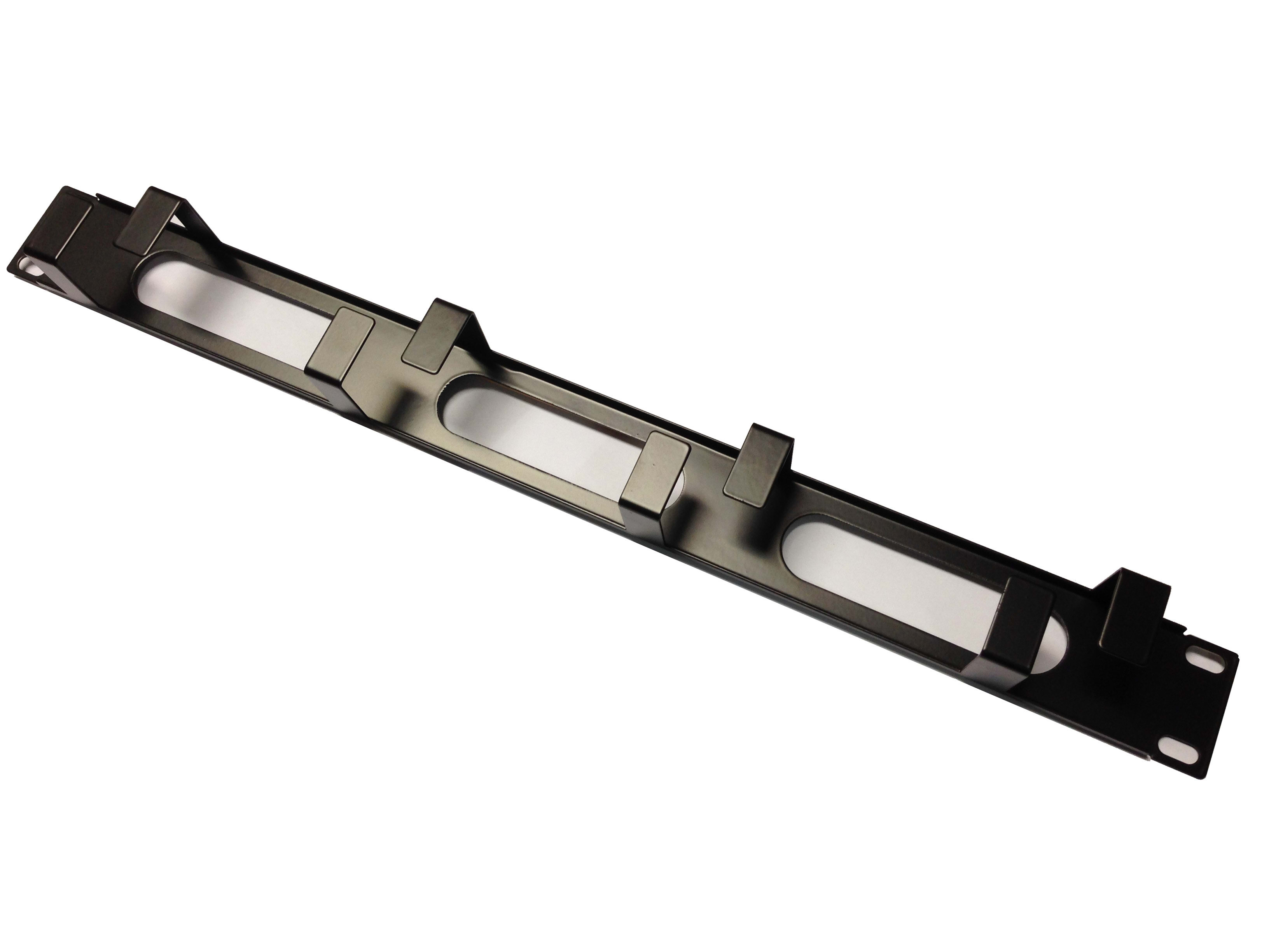 LINK4COM SRLS - LK4PRA1D40.9005L Reggicavo 19 aerato 1U 44x40 Nero