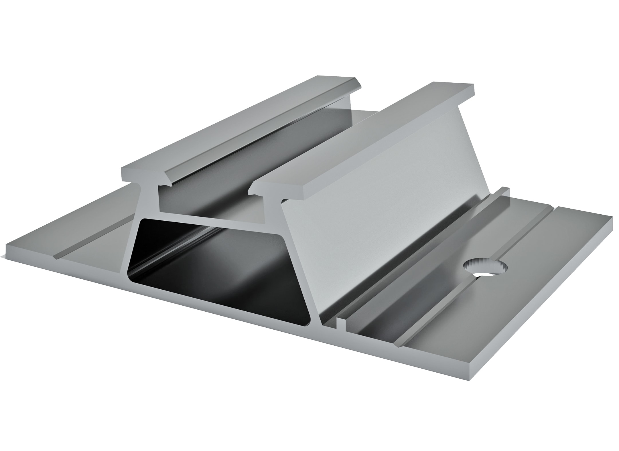 CONTACT ITALIA SRL - IICPRC0461-05 Supporto anteriore 5° FEET in lega di alluminio per strutture fotovoltaiche su tetti piani