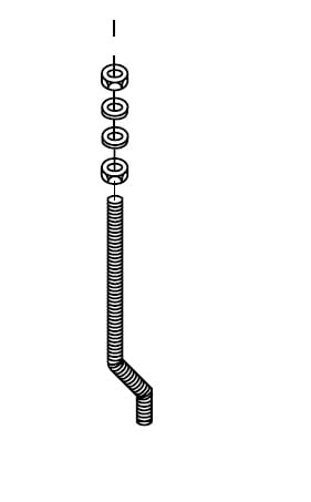 PERFORMANCE IN LIGHT PRI008981 VITE UNCINO M10 X FLANGIA