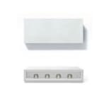 PERFORMANCE IN LIGHT - PRI303846 LED-Apparecchio a parete 3000K 30W statica Ottica ciclopedonale type 2