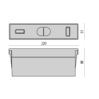 PERFORMANCE IN LIGHT PRI310475 CONTROCASSA INSERT+ 1