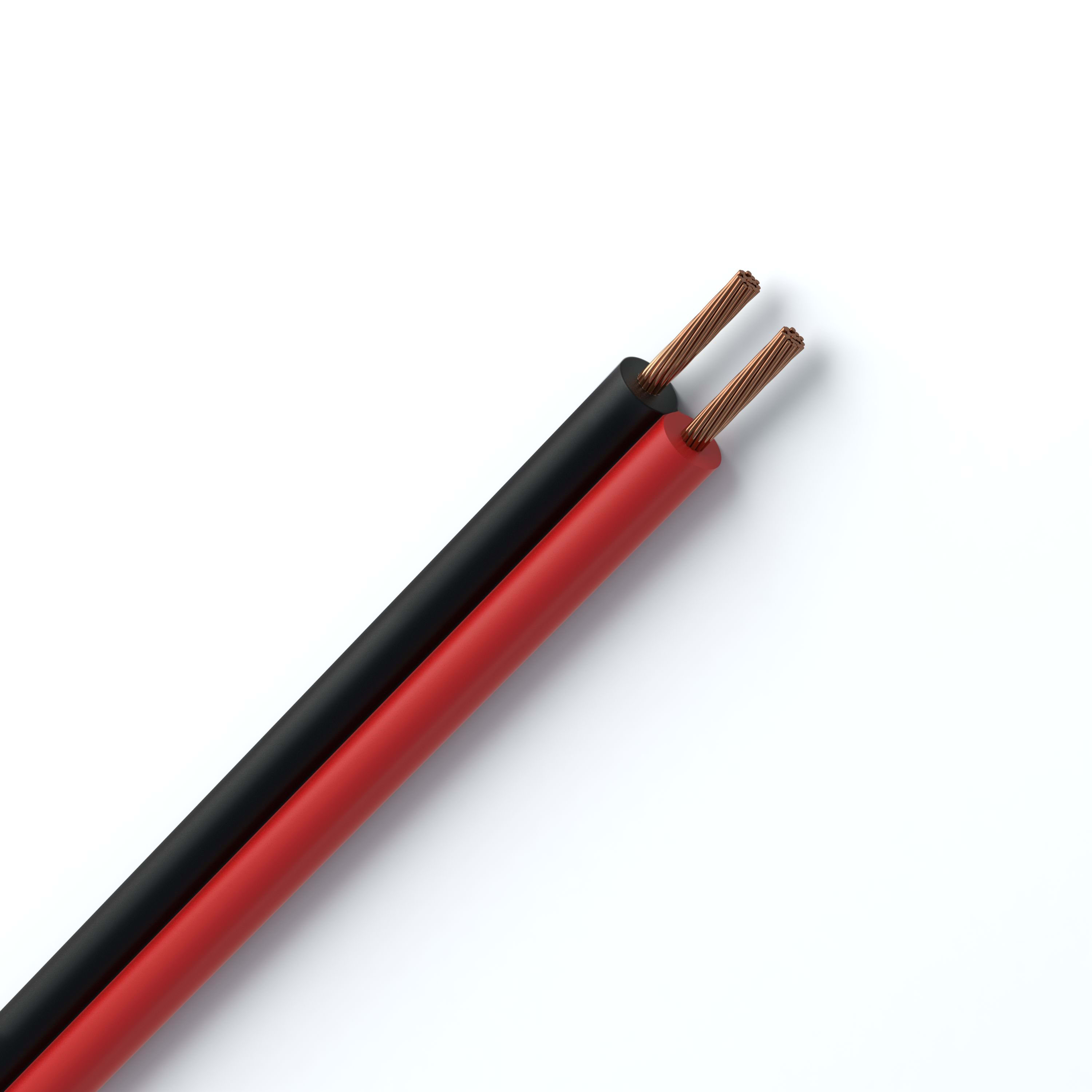 SPECIALCAVI BDSPRN2100M100 CAVO PIATTINA ROSSO/NERA 2X1,00 ECA