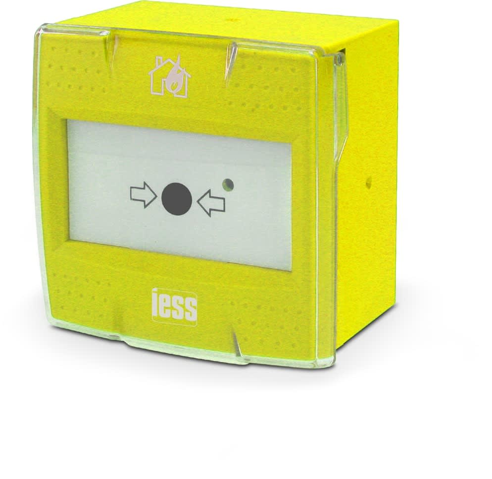 IESS SRL - EAAPRV1G PULSANTE CONV. A PRESSIONE GIALLO RIPRIS