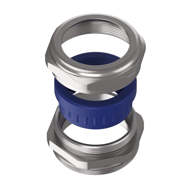 TEAFLEX - TEAPRXM6344 PR. INOX316L 39 -44 M63X1,5