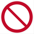 CEMBRE SPA - CEM212703 ETICHETTA PS-AP DIVIETO GENERICO 100MM.