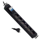 LINK4COM SRLS - LK4PS6PM-A 6 prese 19 1,5U MT 16A 230V cavo 3m