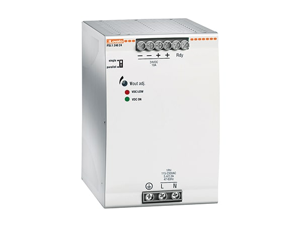 LOVATO LOVPSL124024 ALIMENTAT. 115-230VAC 1PH OUT 24VDC 240W