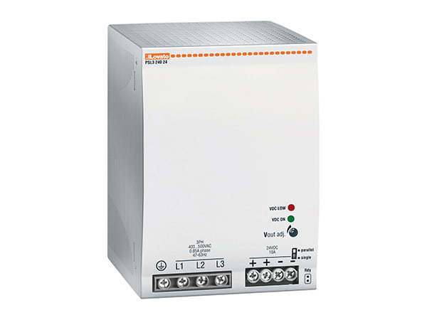LOVATO LOVPSL324024 ALIMENTAT. 400-500VAC 3PH OUT 24VDC 240W