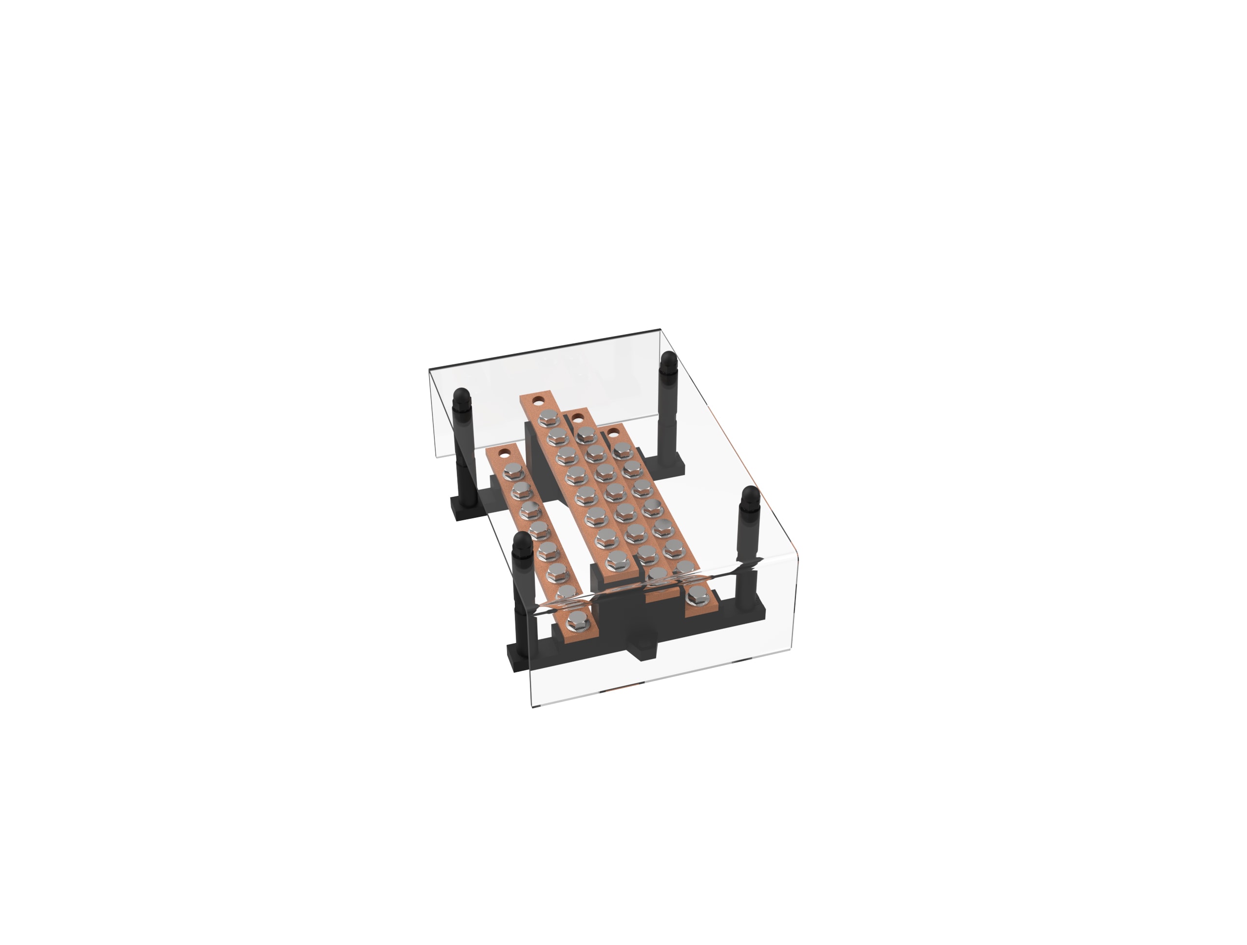 TEKNOMEGA SRL TKGPSP1035 KIT RIPARTITORE 250A 6 OUT M6
