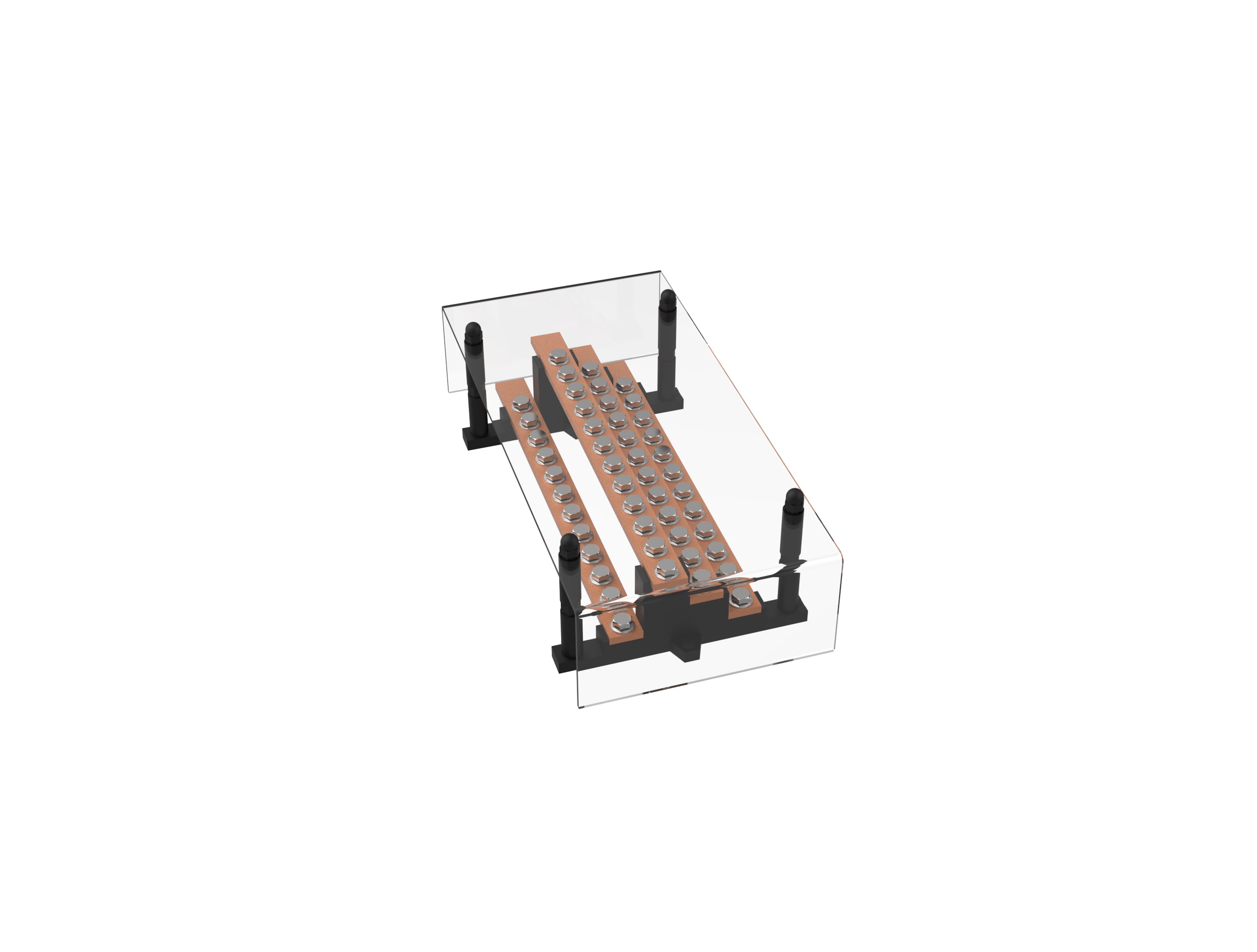 TEKNOMEGA SRL TKGPSP1036 KIT RIPARTITORE 250A 10 OUT M6