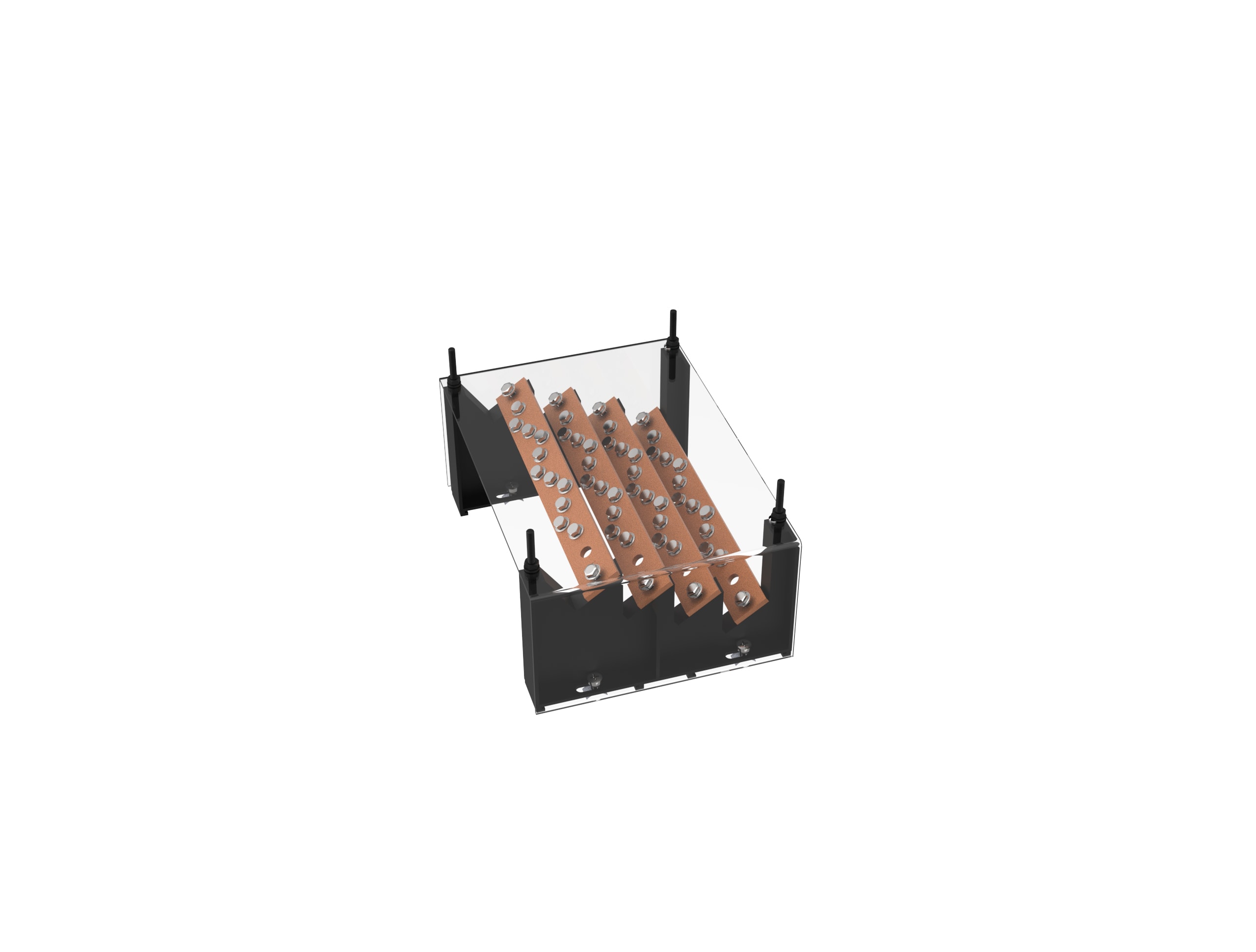 TEKNOMEGA SRL TKGPSP1040 KIT RIPARTITORE 400A 11 OUT M6