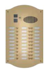 PRODEL SRL PRDPT2721/327LO FRONT.VIDEOCITO.SAG.C/LED.S/SCAT.625 PE