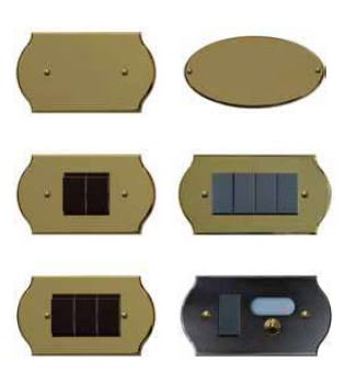 PRODEL SRL - PRDPT8006/00LO TARGA SAG.ORIZ.S/INC.IN OTT.LUC.PVD COL.