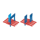 CABUR SRL - CBRPTC0400 PTC/4/00 PONTE PETTINE L=250MM