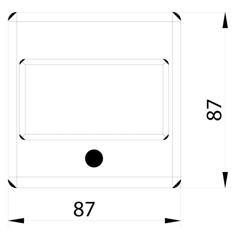 SIRENA SIR55958 PULSANTE GENERICO IP 24 (SENZA CARTELLO)