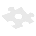 ROSSINI - RSSPUZ001B LAMPADA PARETE 1XGX53 BIANCO